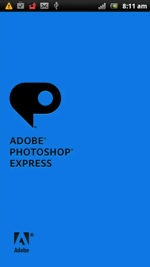 Start Adobe Photoshop Express