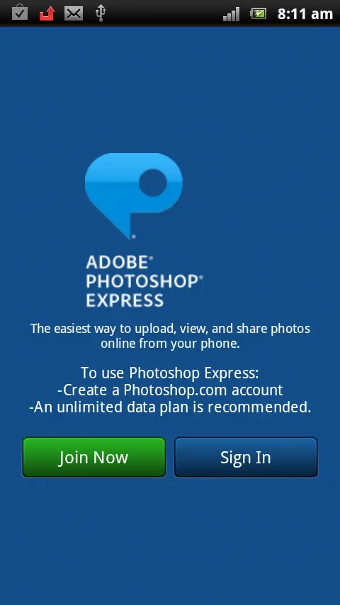 Join Adobe Photoshop Express