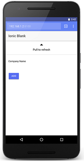 Pull To Refresh Ionic 2