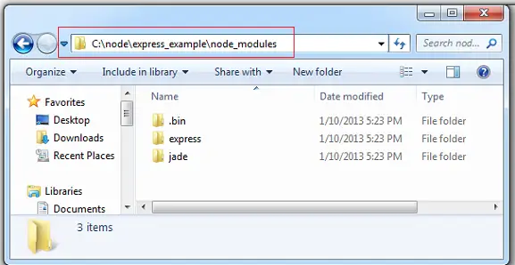 express-jade-modules-nodejs