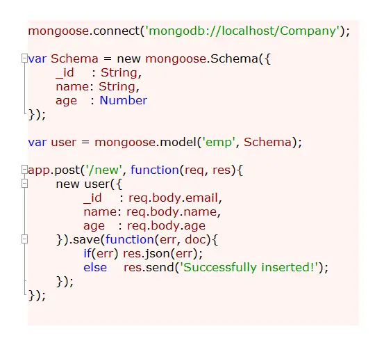 mongodb for node js